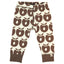Wool blend leggings with apples