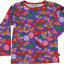 Langærmet t-shirt med blomst