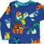 Langærmet bluse med dinosaur