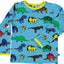 Langærmet t-shirt med dinoer