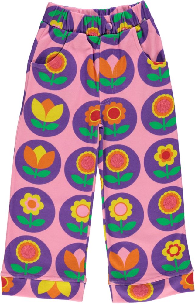 Sweatpants med blomster