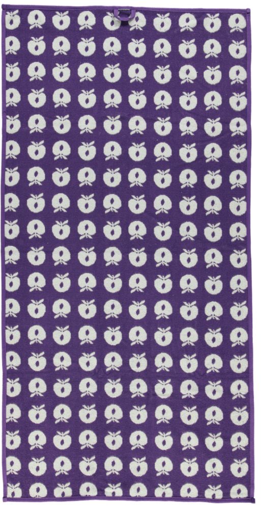 Badehåndklæde til børn 70x140 med retro æbler