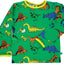 Langærmet t-shirt med dinoer