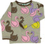 Langærmet t-shirt med svaner