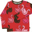 Langærmet t-shirt med svaner