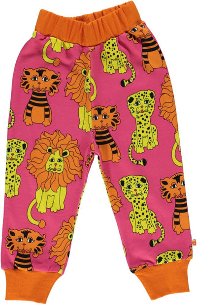 Sweat bukser med løve, tiger og leopard
