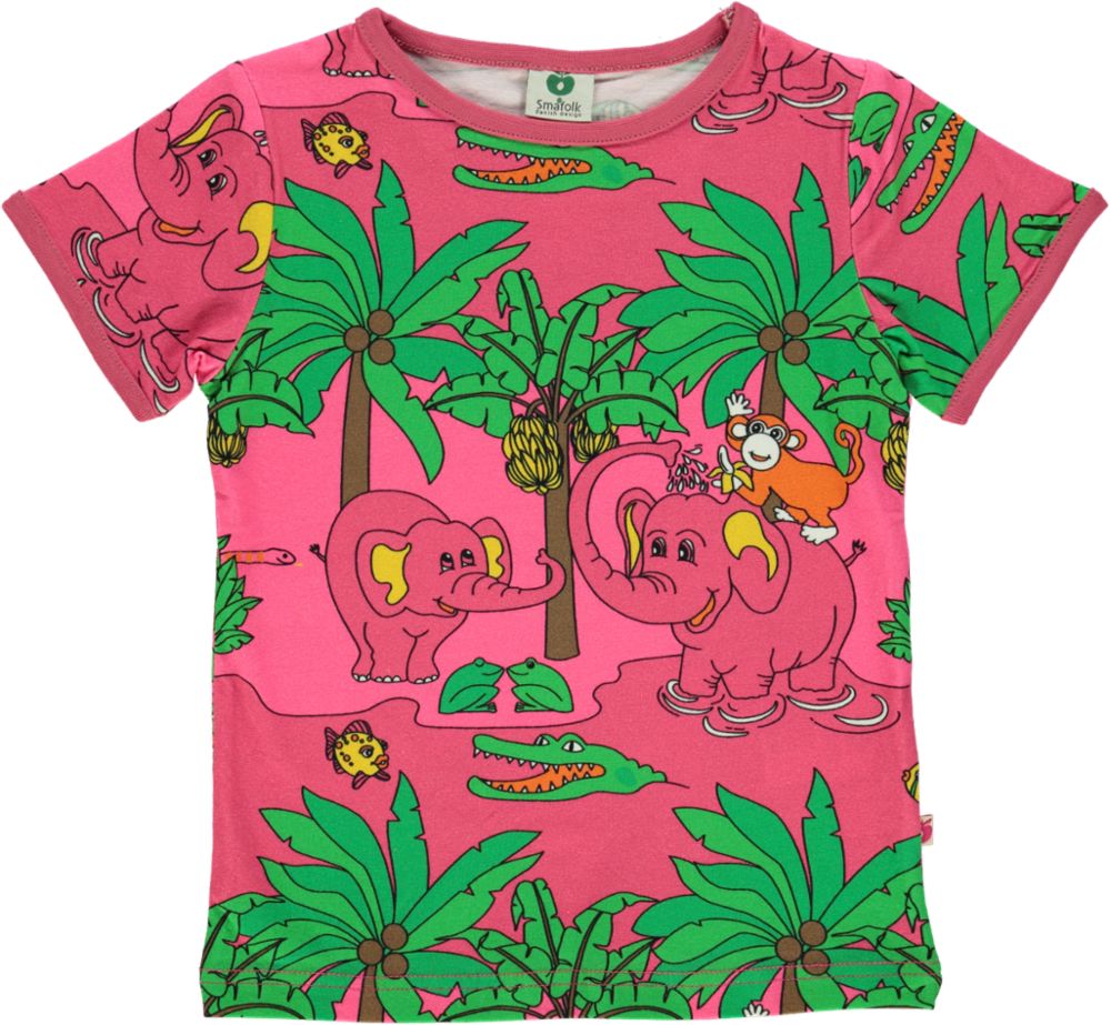 T-shirt med jungle fra Småfolk til børn