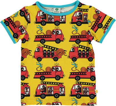 T-shirt med brandbiler