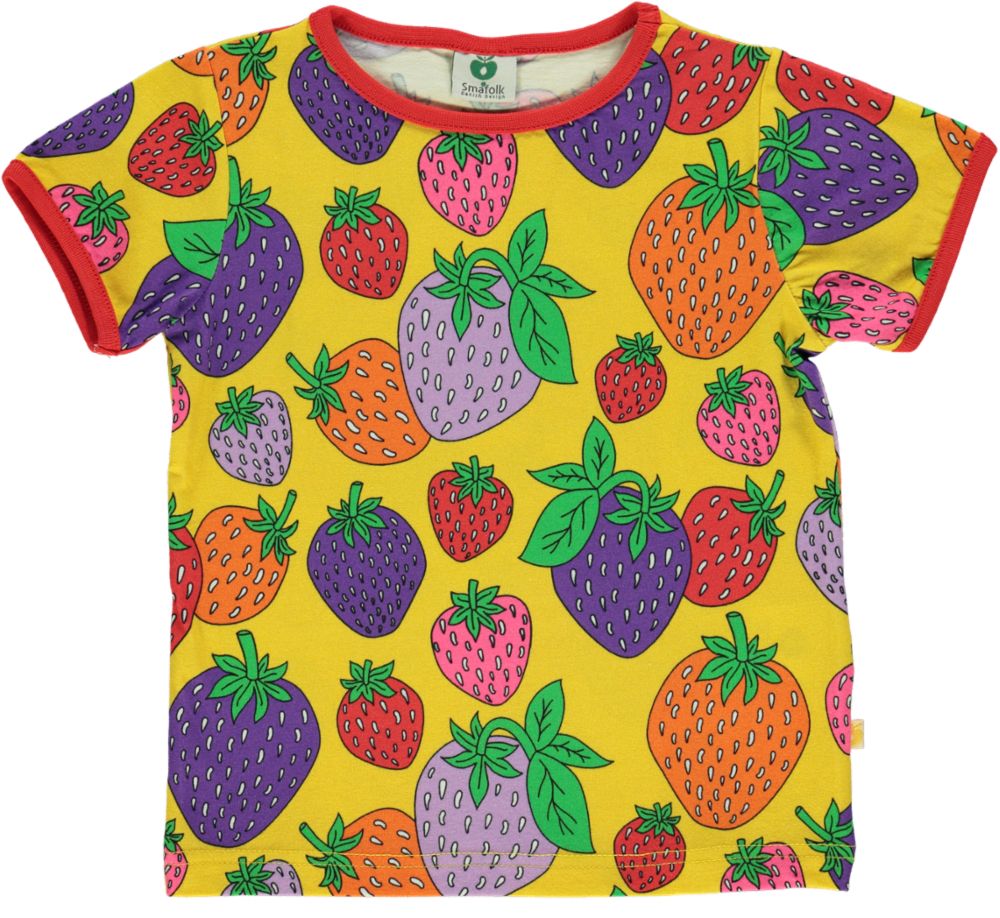 T-shirt med jordbær