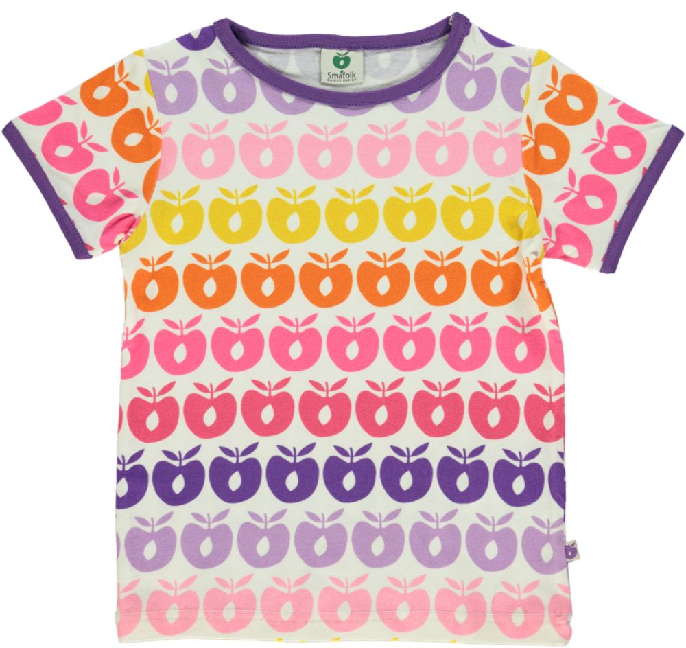 T-shirt med mini retro æbler
