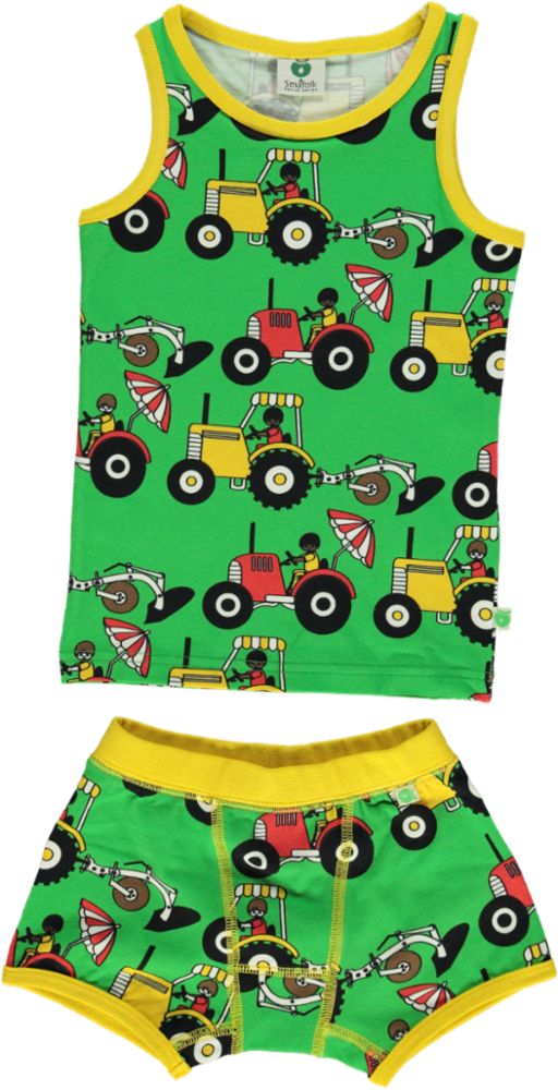 Undertøj med traktorer