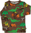 Langærmet t-shirt med dinosauer print