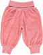 Velour Baby bukser med bred rib